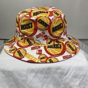 Houston Rockets NBA Bucket Hat 47 Brand Sporty Game Day Fan Gear Rare Sz S/M EUC